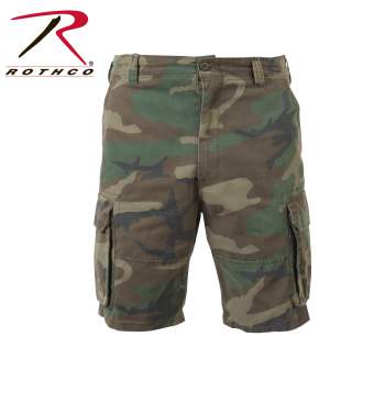 ROTHCO Vintage Camo Paratrooper Cargo Shorts