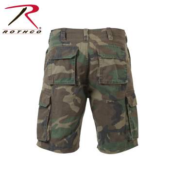 ROTHCO Vintage Camo Paratrooper Cargo Shorts